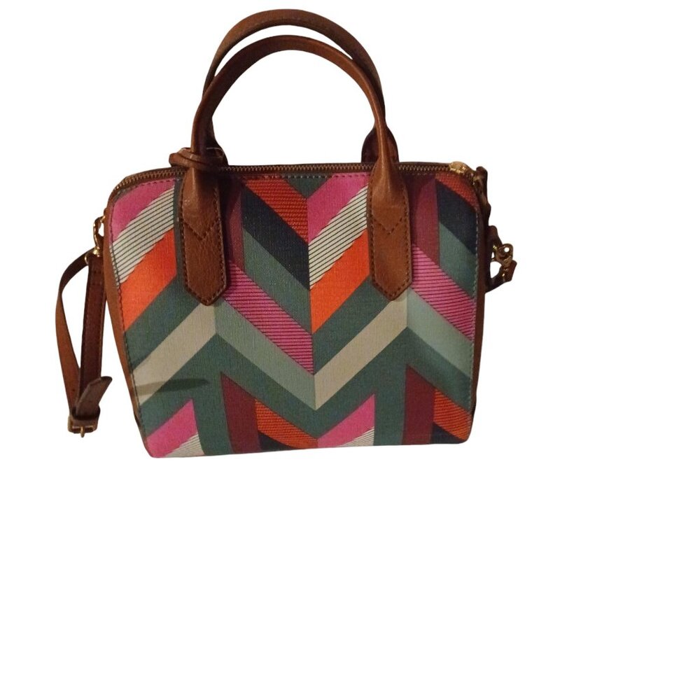 Fossil Fiona Multi-Color Handbag/Crossbody Nwot - image 2